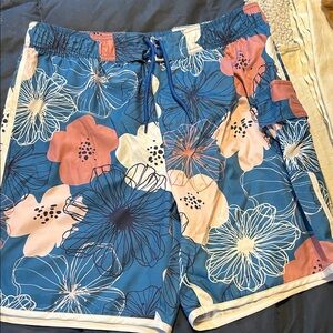 Sovereign Code Blue Floral Men's Hybrid Shorts